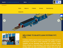 Tablet Screenshot of blastcleansystems.com
